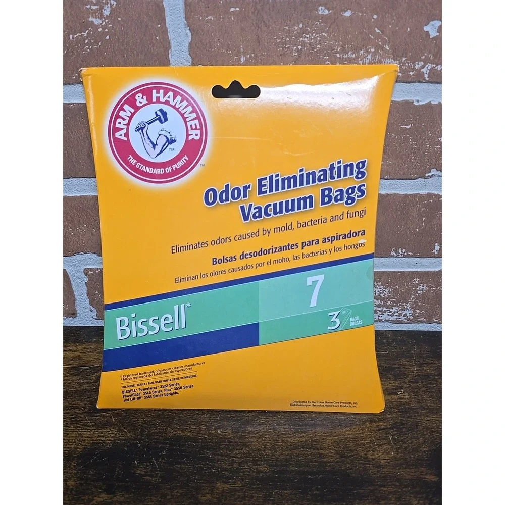 Bissell 7 Arm & Hammer Pet Fresh Odor Eliminating Vacuum Bags 3 pack NEW